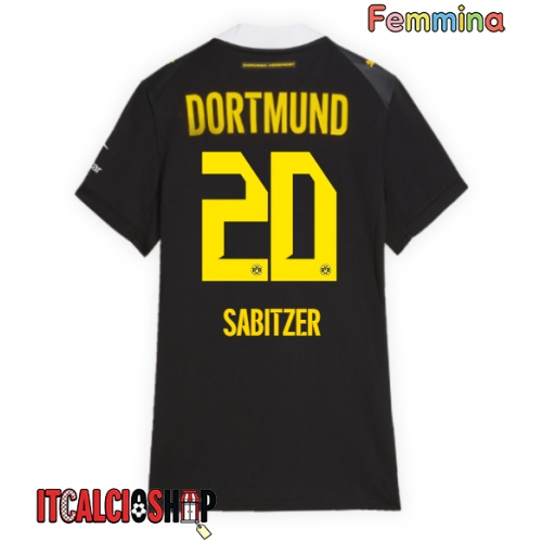 Borussia Dortmund Marcel Sabitzer #20 Seconda Maglia Femmina 2026-27 Manica Corta